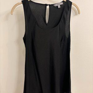 Classiques Entier Black Semi-Sheer Mesh Top